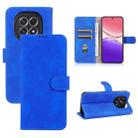 For OPPO F29 5G Global Skin Feel Magnetic Flip Leather Phone Case(Blue) - 1