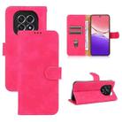 For OPPO F29 5G Global Skin Feel Magnetic Flip Leather Phone Case(Rose Red) - 1