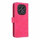 For OPPO F29 5G Global Skin Feel Magnetic Flip Leather Phone Case(Rose Red) - 3