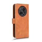 For OPPO F29 Pro Skin Feel Magnetic Flip Leather Phone Case(Brown) - 3