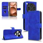 For OPPO Find X8 Ultra 5G Skin Feel Magnetic Flip Leather Phone Case(Blue) - 1