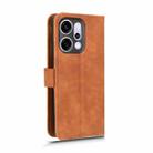 For OPPO Reno14 Global Skin Feel Magnetic Flip Leather Phone Case(Brown) - 3
