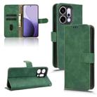 For OPPO Reno14 Pro Global Skin Feel Magnetic Flip Leather Phone Case(Green) - 1