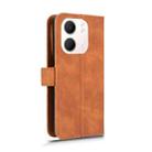 For OPPO A5x 5G / 4G Skin Feel Magnetic Flip Leather Phone Case(Brown) - 3
