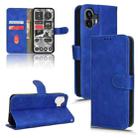 For Nothing Phone 2 Skin Feel Magnetic Flip Leather Phone Case(Blue) - 1