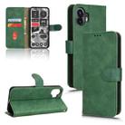 For Nothing Phone 2 Skin Feel Magnetic Flip Leather Phone Case(Green) - 1