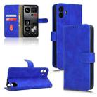 For Nothing CMF Phone 1 Skin Feel Magnetic Flip Leather Phone Case(Blue) - 1