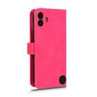 For Nothing CMF Phone 1 Skin Feel Magnetic Flip Leather Phone Case(Rose Red) - 3