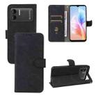 For Doogee X98 / X98 Pro Skin Feel Magnetic Flip Leather Phone Case(Black) - 1