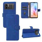 For Doogee X98 / X98 Pro Skin Feel Magnetic Flip Leather Phone Case(Blue) - 1