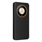 For Honor Magic6 Lite Carbon Fiber Texture Flip Leather Phone Case(Black) - 3