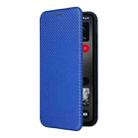 For Nothing CMF Phone 1 Carbon Fiber Texture Flip Leather Phone Case(Blue) - 2