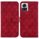 For Motorola Moto X30 Pro/Edge 30 Ultra 5G Double 8-shaped Embossed Leather Phone Case(Red) - 1