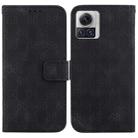 For Motorola Moto X30 Pro/Edge 30 Ultra 5G Double 8-shaped Embossed Leather Phone Case(Black) - 1