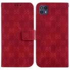 For Motorola Moto G50 5G Double 8-shaped Embossed Leather Phone Case(Red) - 1