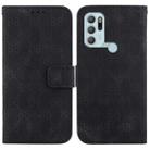 For Motorola Moto G60S Double 8-shaped Embossed Leather Phone Case(Black) - 1