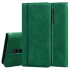 For Xiaomi Redmi K20 Frosted Business Magnetic Horizontal Flip PU Leather Case with Holder & Card Slot & Lanyard(Green) - 1