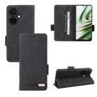 For OnePlus Nord CE 3 / OPPO K11 5G Magnetic Clasp Leather Phone Case(Black) - 1