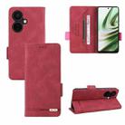 For OnePlus Nord CE 3 / OPPO K11 5G Magnetic Clasp Leather Phone Case(Red) - 1