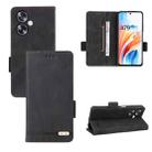 For OPPO A79 5G Magnetic Clasp Leather Phone Case(Black) - 1