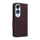 For OPPO A60 Magnetic Clasp Leather Phone Case(Brown) - 3