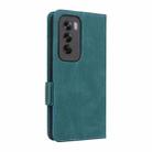 For OPPO Reno12 Global Magnetic Clasp Leather Phone Case(Green) - 3
