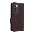 For OPPO Reno12 Pro Global Magnetic Clasp Leather Phone Case(Brown) - 3