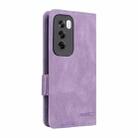 For OPPO Reno12 Pro Global Magnetic Clasp Leather Phone Case(Purple) - 3