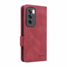 For OPPO Reno12 Pro Global Magnetic Clasp Leather Phone Case(Red) - 3