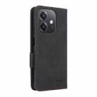 For OPPO A3x 5G India Magnetic Clasp Leather Phone Case(Black) - 3