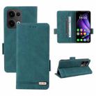 For OPPO Reno13 Pro Magnetic Clasp Leather Phone Case(Green) - 1