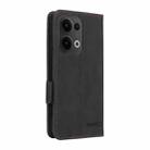 For OPPO Reno13 Pro Magnetic Clasp Leather Phone Case(Black) - 3