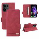 For OPPO Reno13 Pro Magnetic Clasp Leather Phone Case(Red) - 1