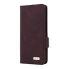 For OPPO Reno13 F Magnetic Clasp Leather Phone Case(Brown) - 2