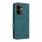 For OPPO Reno13 F Magnetic Clasp Leather Phone Case(Green) - 3