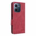 For OPPO A5x 5G / 4G Global Magnetic Clasp Leather Phone Case(Red) - 3