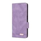 For OPPO A5 5G / 4G Global Magnetic Clasp Leather Phone Case(Purple) - 2
