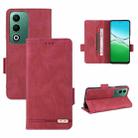 For OPPO A5 5G / 4G Global Magnetic Clasp Leather Phone Case(Red) - 1