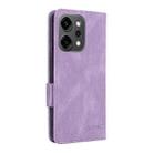 For OPPO Reno14 Pro 5G Global Magnetic Clasp Leather Phone Case(Purple) - 3