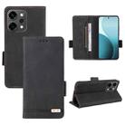 For OPPO Reno14 Pro 5G Global Magnetic Clasp Leather Phone Case(Black) - 1
