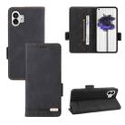 For Nothing Phone 2 Magnetic Clasp Leather Phone Case(Black) - 1