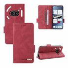 For Nothing Phone 2a Magnetic Clasp Leather Phone Case(Red) - 1