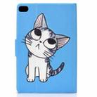 For iPad mini 5 / 4 / 3 / 2 / 1 Voltage Painted Pattern Tablet PC Protective Leather Case with Bracket & Card Slots & Sleep / Wake-up & Anti-skid Strip(Blue Cat) - 6