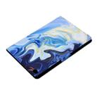For iPad Air / Air 2 / iPad 9.7 inch (2017) & (2018) Voltage Painted Pattern Tablet PC Protective Leather Case with Bracket & Card Slots & Sleep / Wake-up & Anti-skid Strip(Blue Marble) - 5