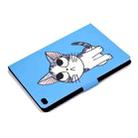 For iPad Air / Air 2 / iPad 9.7 inch (2017) & (2018) Voltage Painted Pattern Tablet PC Protective Leather Case with Bracket & Card Slots & Sleep / Wake-up & Anti-skid Strip(Blue Cat) - 5
