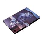 For iPad Air / Air 2 / iPad 9.7 inch (2017) & (2018) Voltage Painted Pattern Tablet PC Protective Leather Case with Bracket & Card Slots & Sleep / Wake-up & Anti-skid Strip(Cat and Tiger) - 5