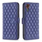 For Samsung Galaxy Xcover 7 Diamond Lattice Wallet Flip Leather Phone Case(Blue) - 1