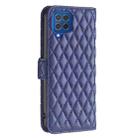 For Samsung Galaxy M62/F62 Diamond Lattice Wallet Flip Leather Phone Case(Blue) - 3