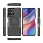 For Motorola Moto G Power 5G 2025 Tire Texture TPU + PC Phone Case with Holder(Black) - 2