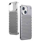 For iPhone 13 Aromatherapy Aluminum Alloy Cooling Phone Case(Silver) - 1